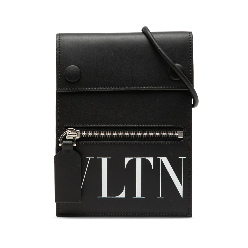 Leather VLTN Phone Case With Strap
