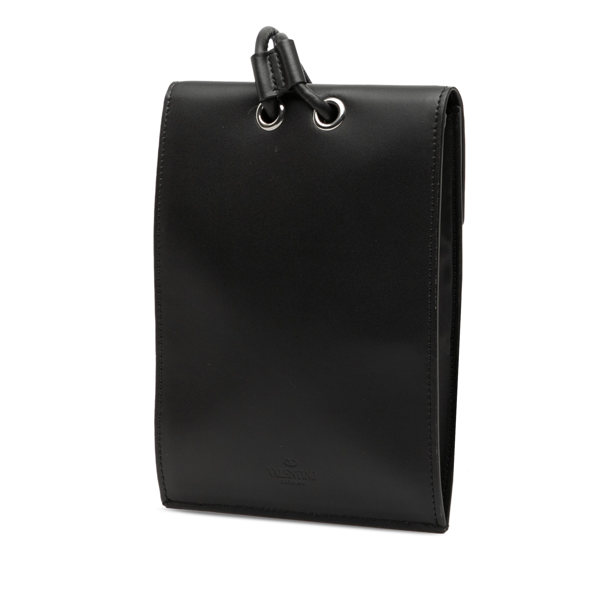 Leather VLTN Phone Case With Strap
