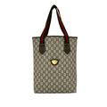 GG Supreme Plus Sherry Line Web Tote