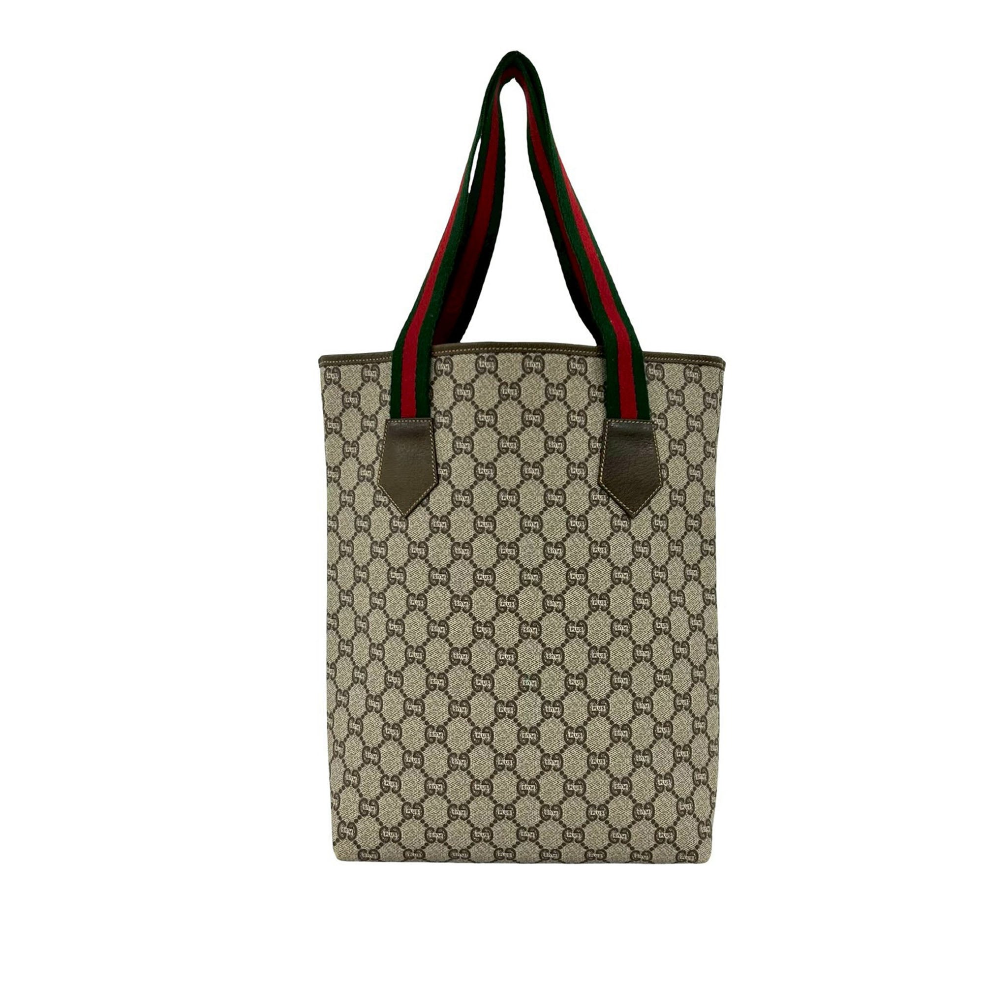 GG Supreme Plus Sherry Line Web Tote