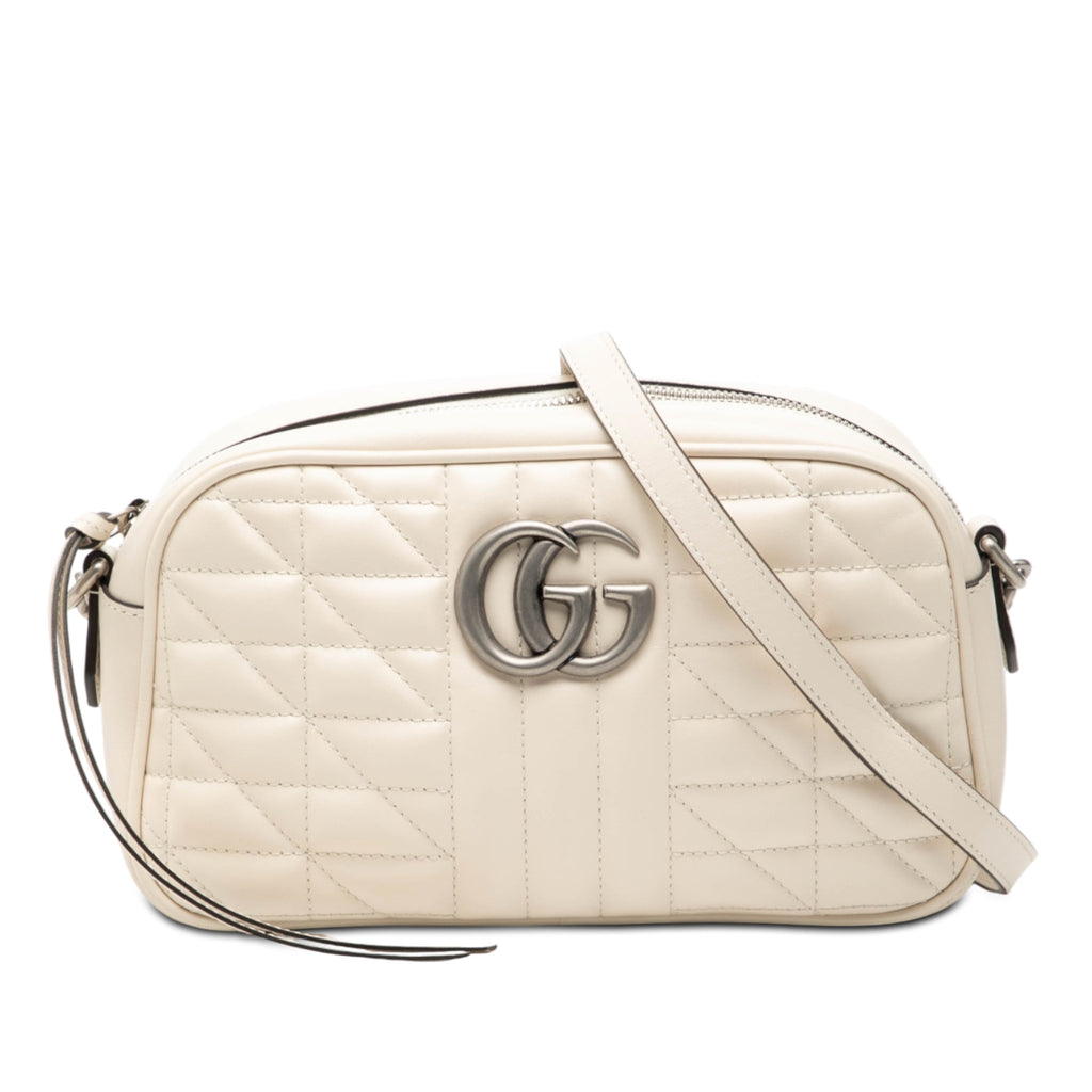 Small GG Marmont Matelasse Leather Aria Crossbody