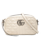 Small GG Marmont Matelasse Leather Aria Crossbody