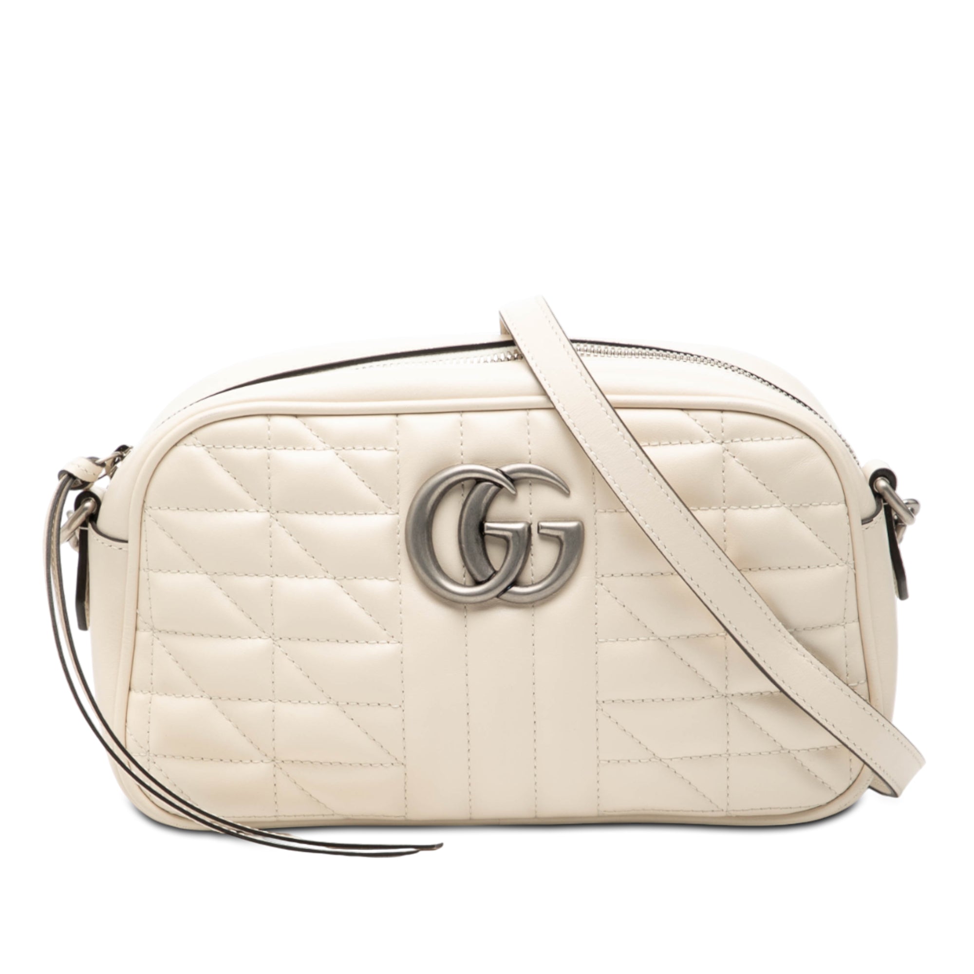 Small GG Marmont Matelasse Leather Aria Crossbody