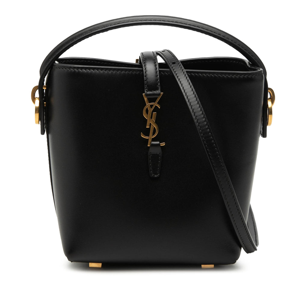 Mini Shiny Calfskin Le 37 Bucket Bag