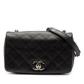 Small Diamond Embossed Calfskin New Chic Flap