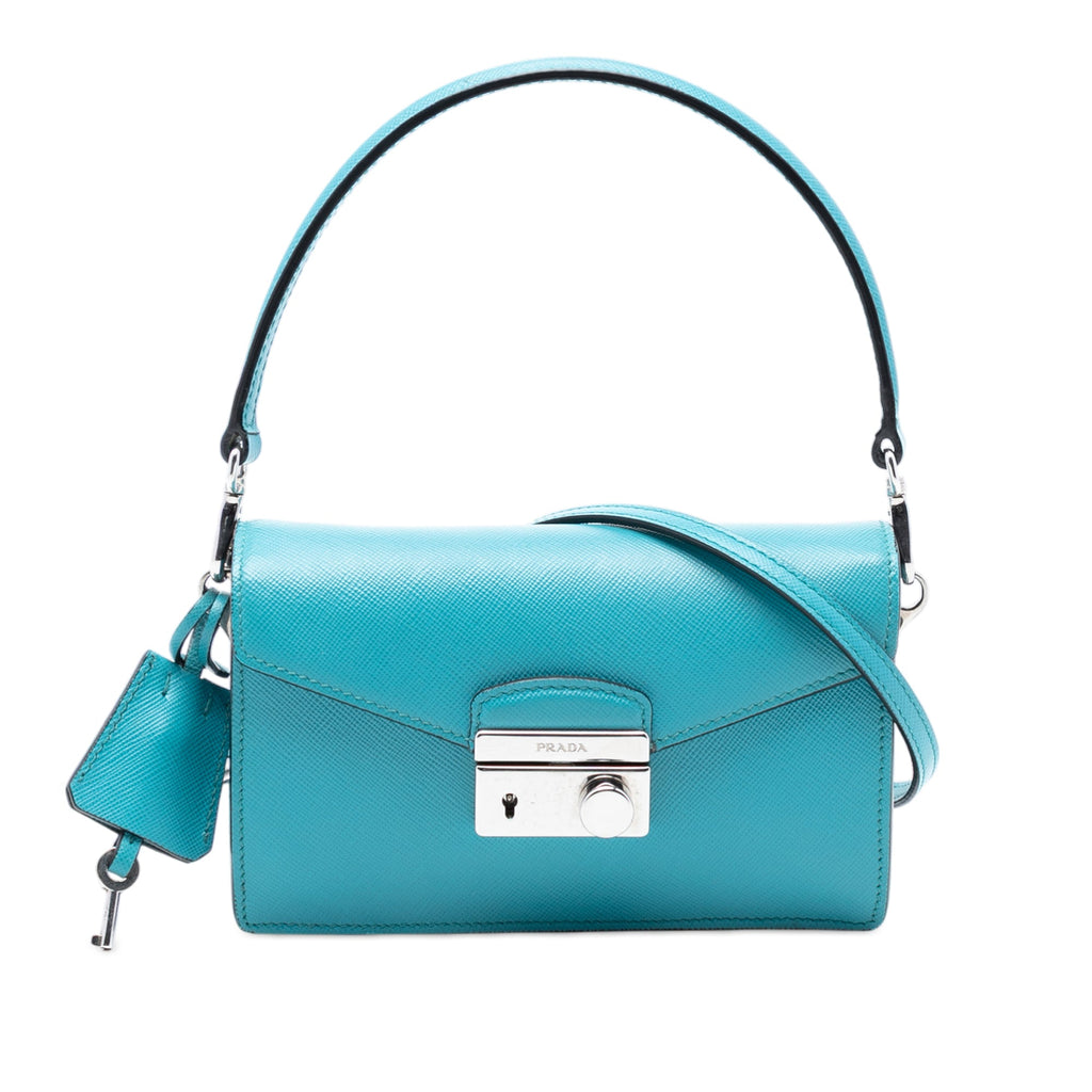 Saffiano Lux Sound Lock Satchel
