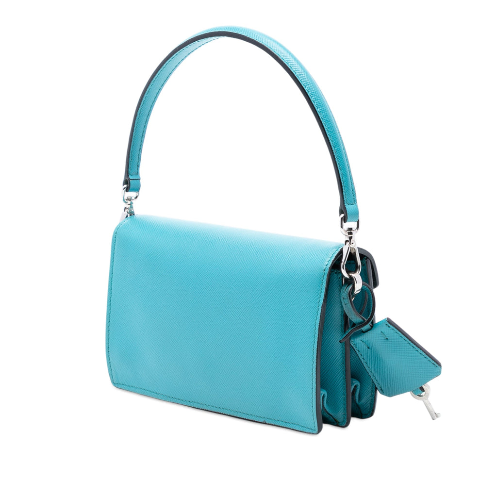 Saffiano Lux Sound Lock Satchel