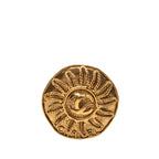 CC Gold Plated Sunburst Brooch