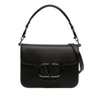Calfskin Logo Flap Satchel