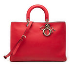 Large Smooth Calfskin Diorissimo Satchel