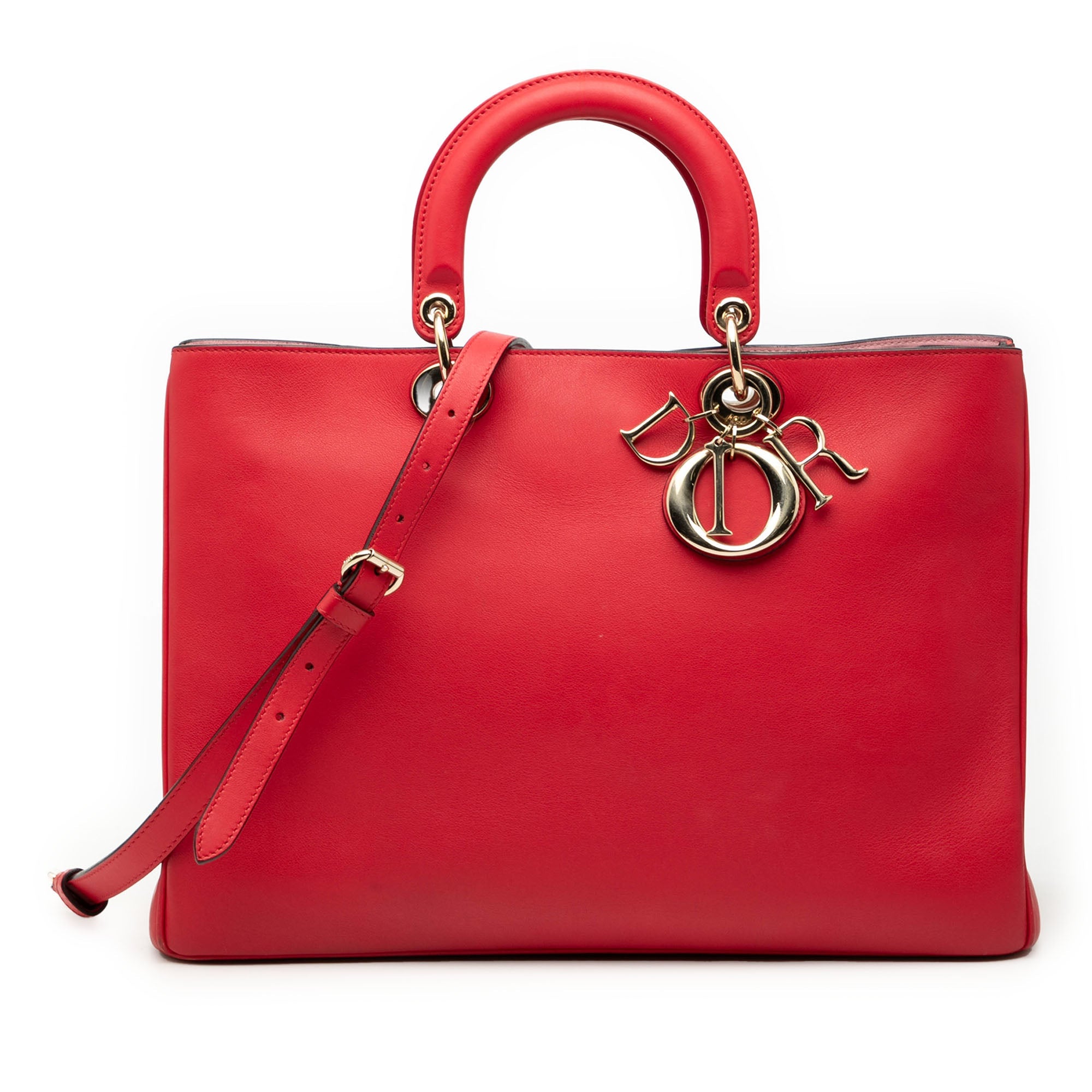 Large Smooth Calfskin Diorissimo Satchel
