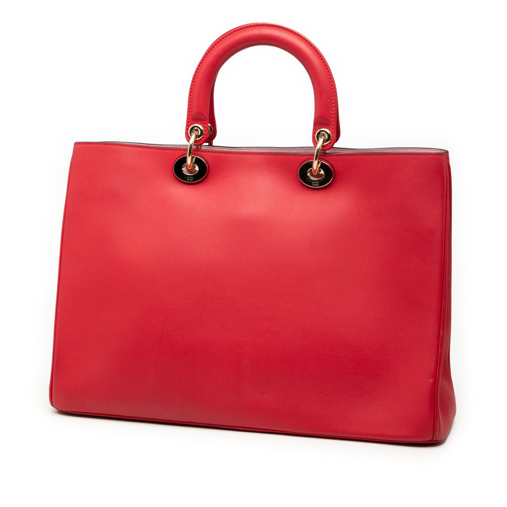 Large Smooth Calfskin Diorissimo Satchel