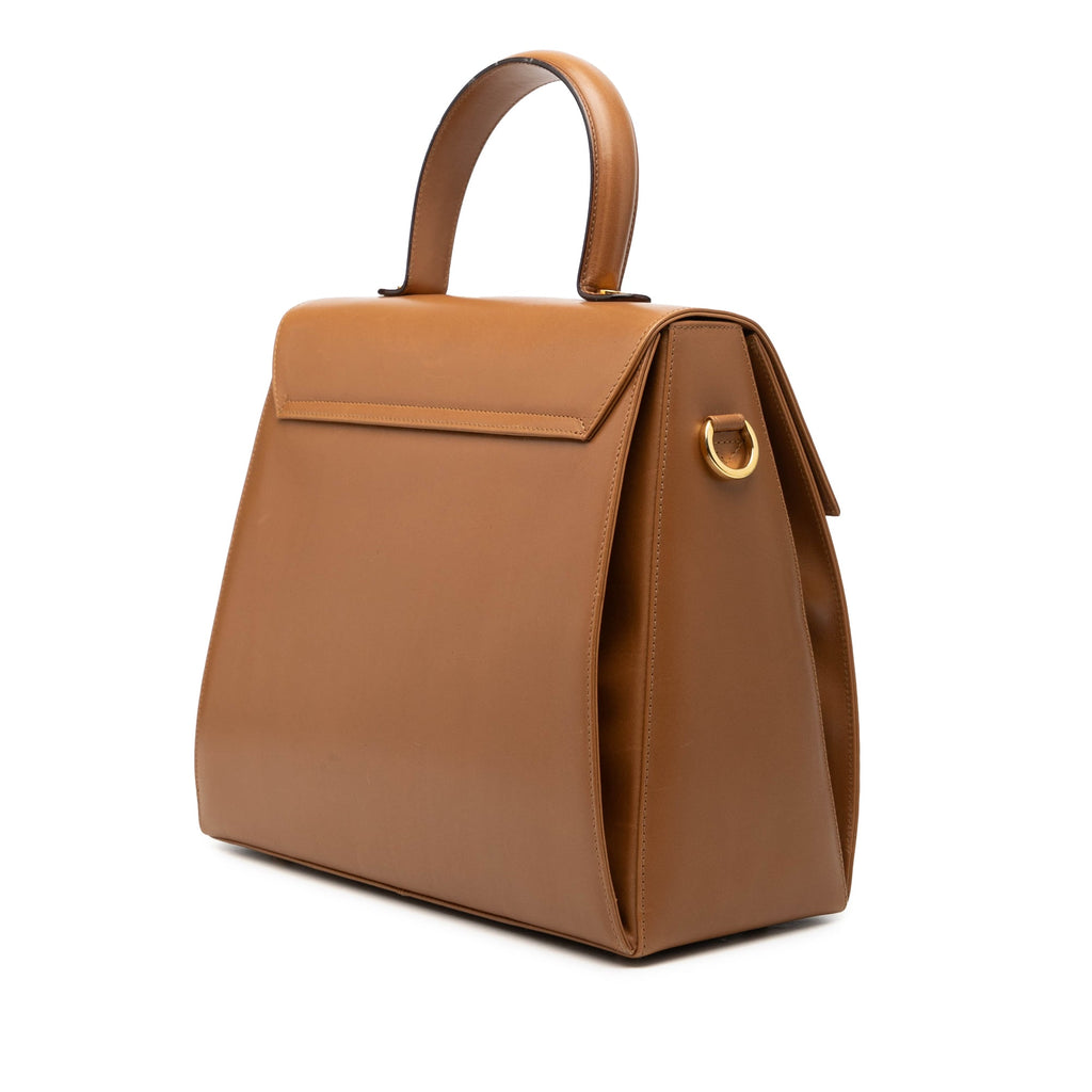 Small Leather Gancini Iconic Top Handle Bag