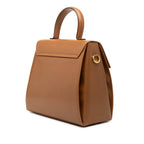 Small Leather Gancini Iconic Top Handle Bag