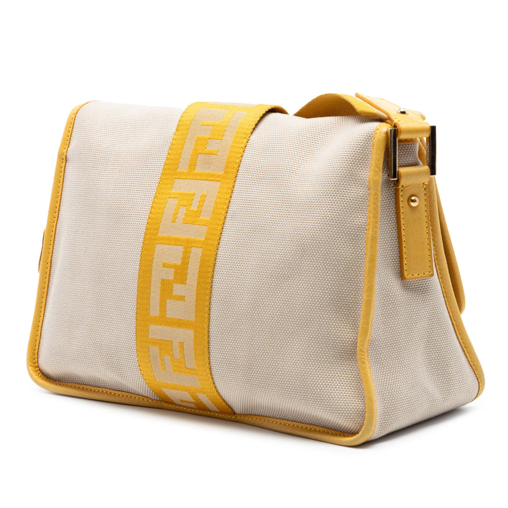 Canvas Borsa Tape Shoulder Bag
