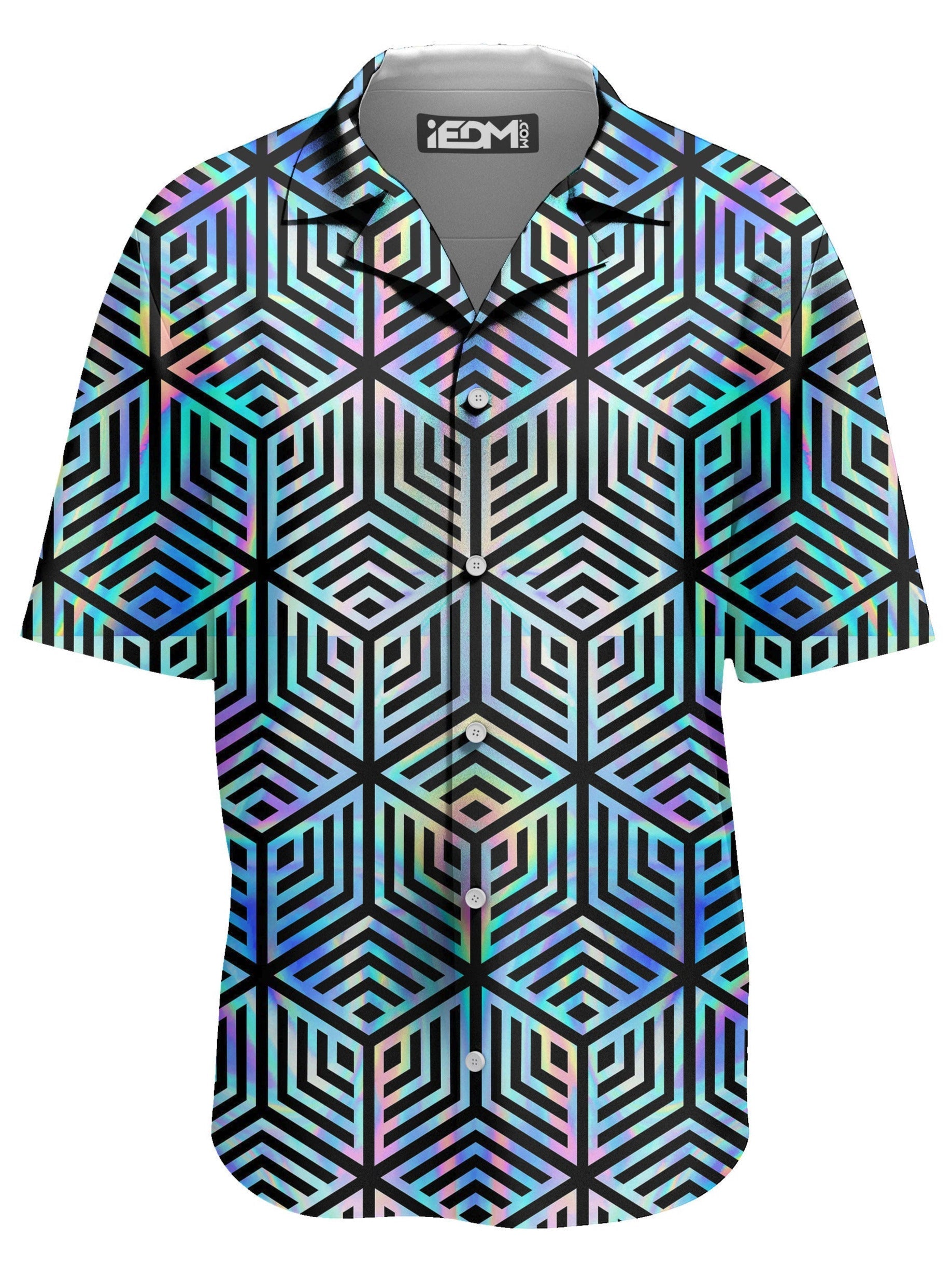 Holographic Hexagon Lounge Shirt