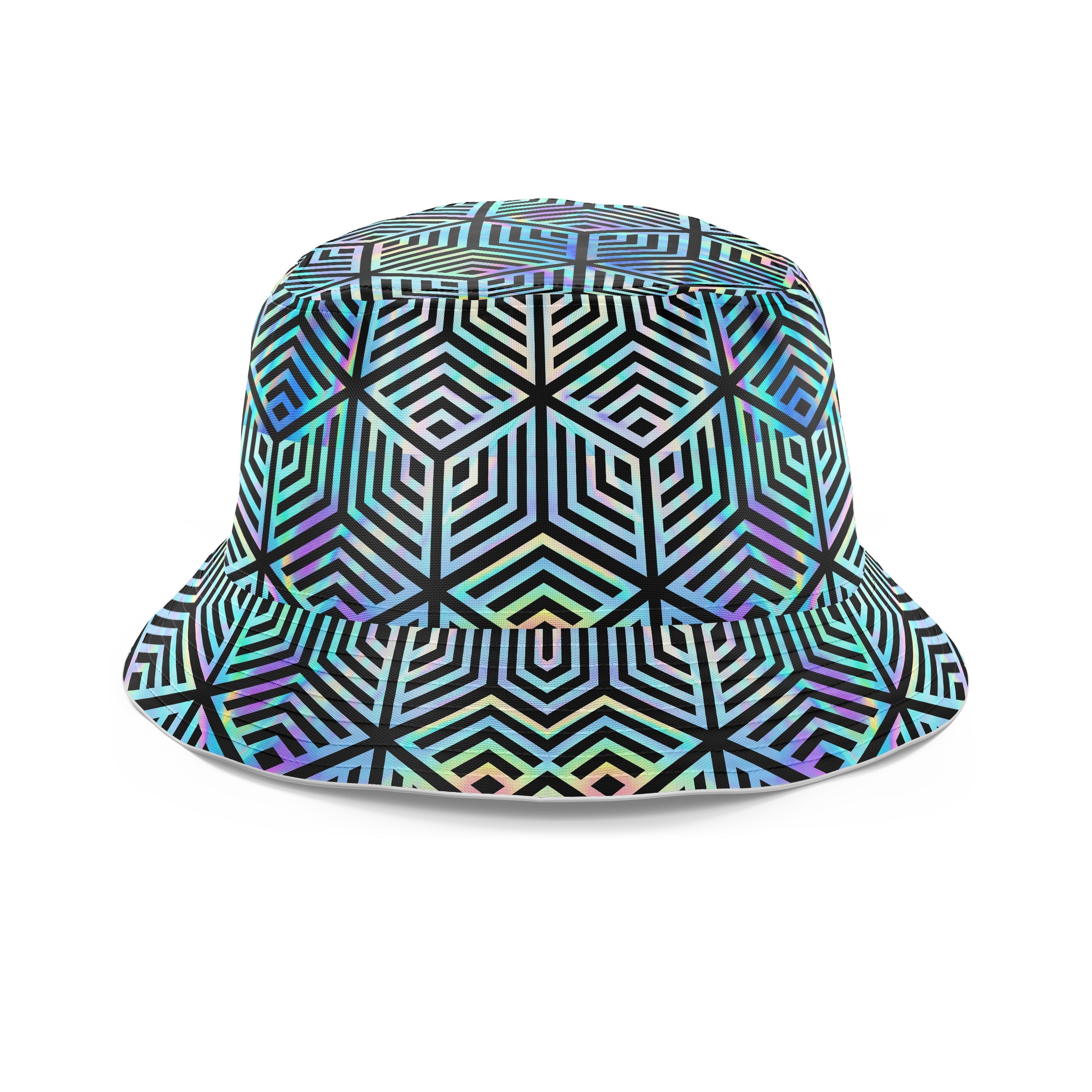 Holographic Hexagon Bucket Hat