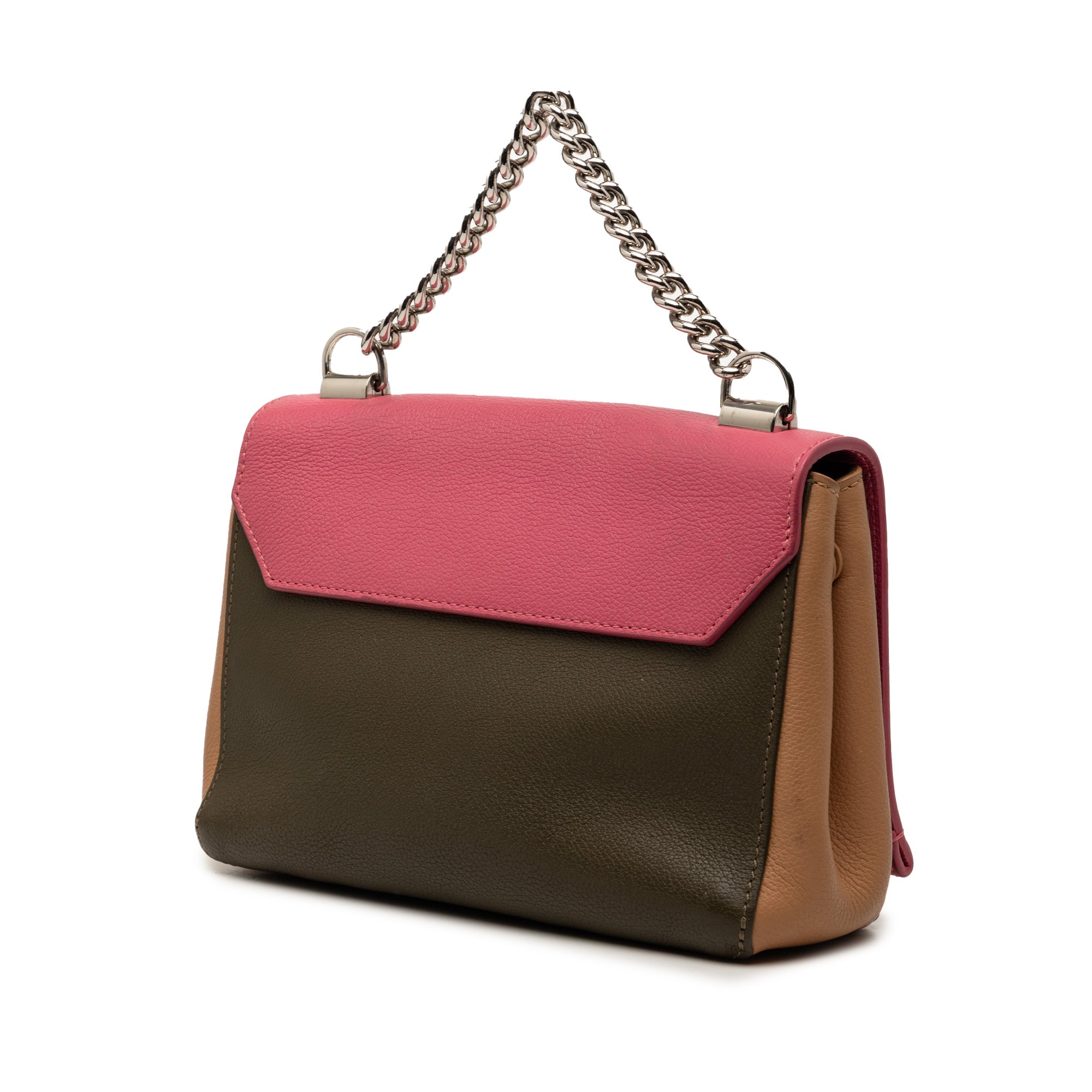 Tricolor Leather Lockme II BB
