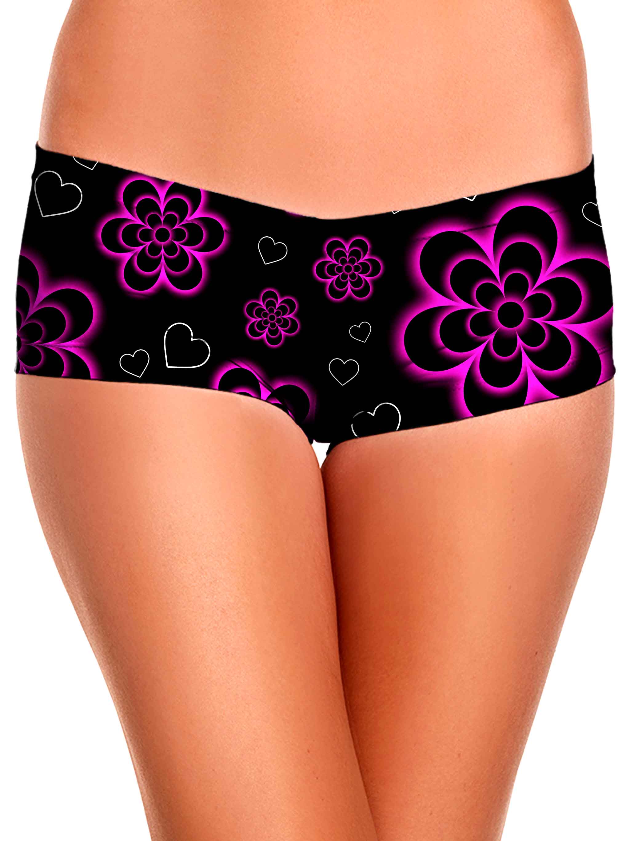 Tekno Flower Booty Shorts