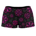 Tekno Flower High-Waisted Women's Shorts