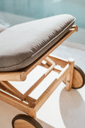 Nandini Outdoor Teak Sun Lounger