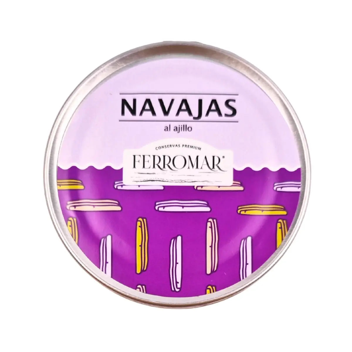 Navajas con ajo y Guindilla Conservas FerroMar