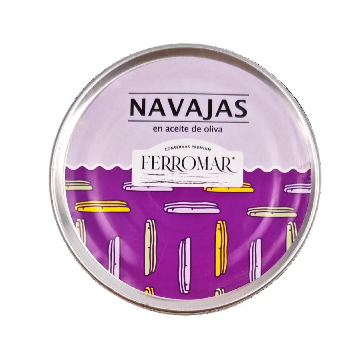 Navajas en Aceite de Oliva 6/8 pzas Conservas FerroMar