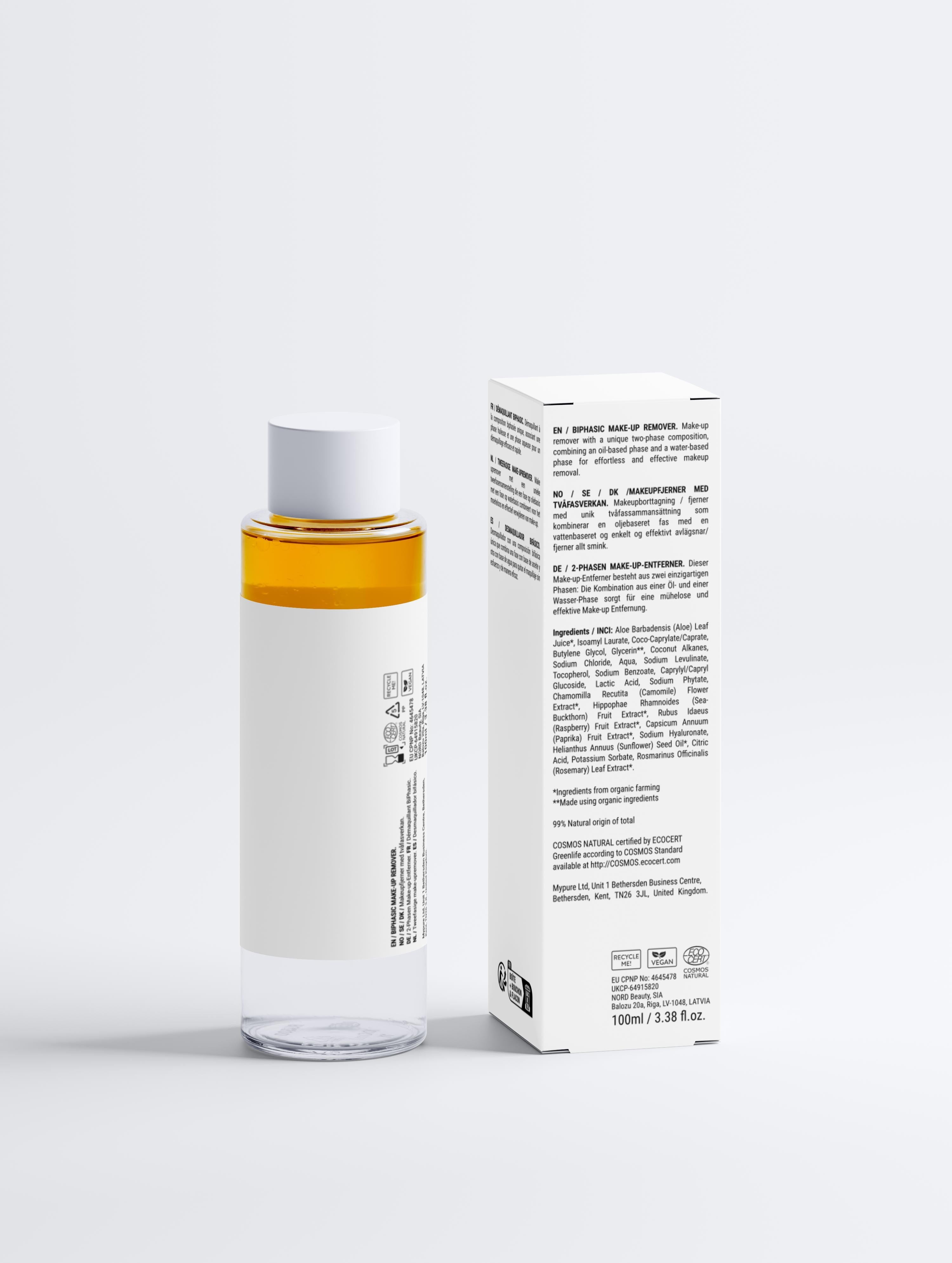Desmaquillante Bifásico Sin Perfume