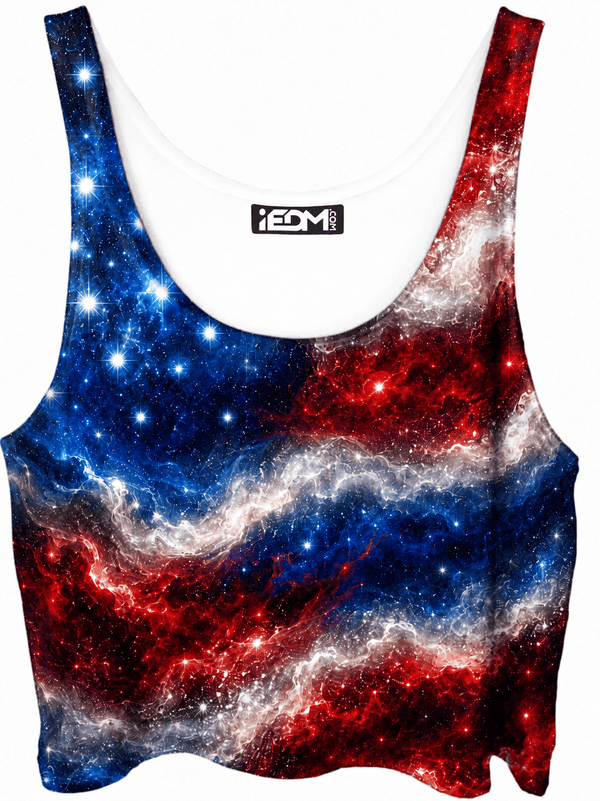 Nebula Stripes Crop Top