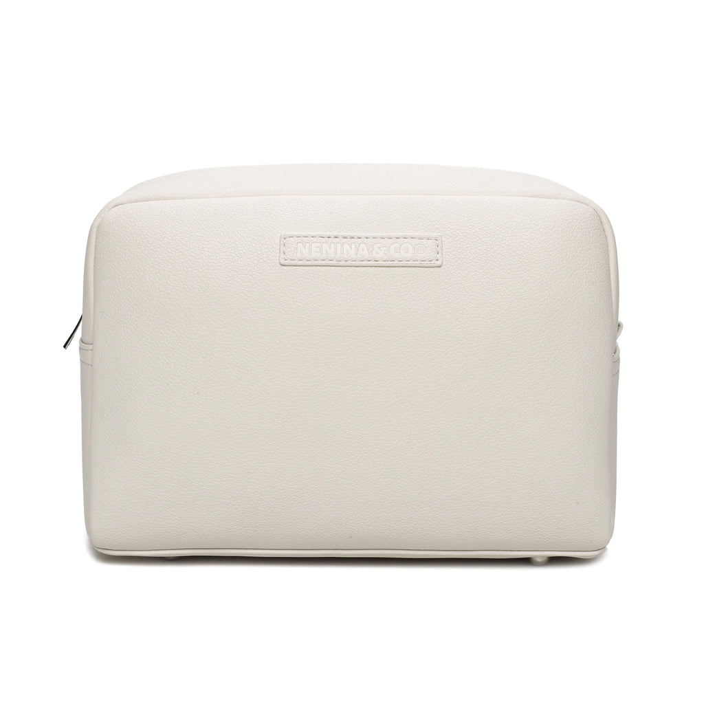 Neceser para Bebé de Eco Piel MIREM Dusty Beige | Organizador Elegante Nenina & Co