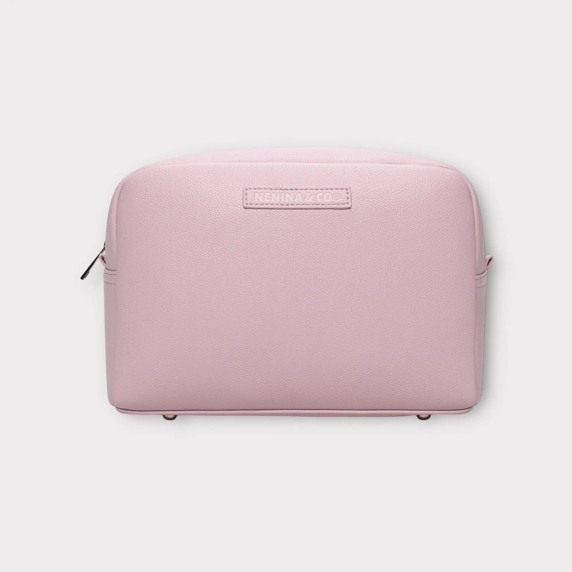 Neceser para Bebé de Eco Piel MIREM Rosa pálido | Organizador Elegante Nenina & Co