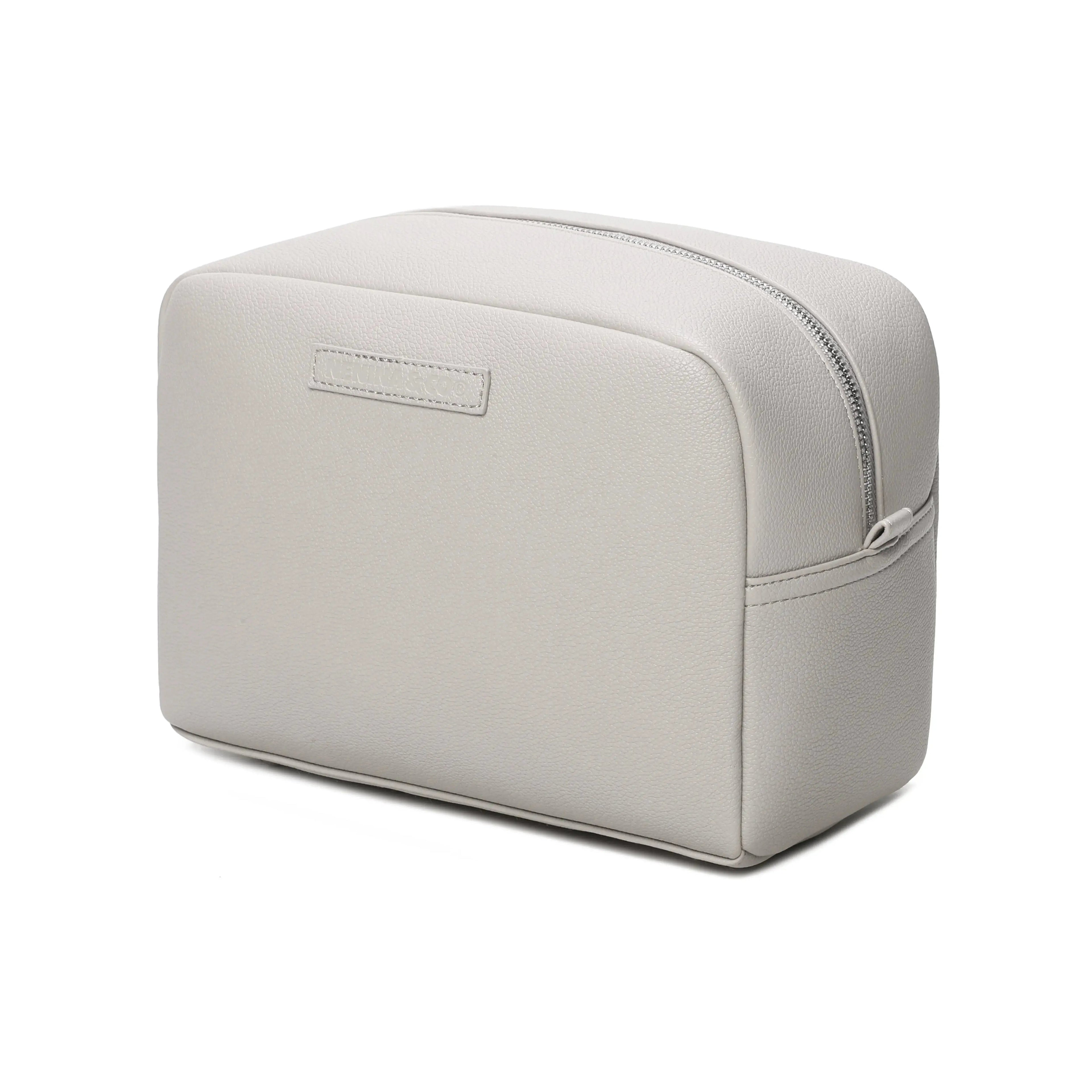 Neceser para Bebé de Eco Piel MIREM Gris| Organizador Elegante Nenina & Co