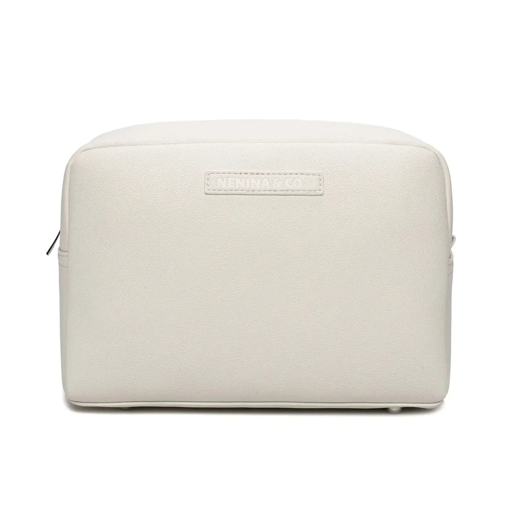 Neceser para Bebé de Eco Piel MIREM Gris| Organizador Elegante Nenina & Co