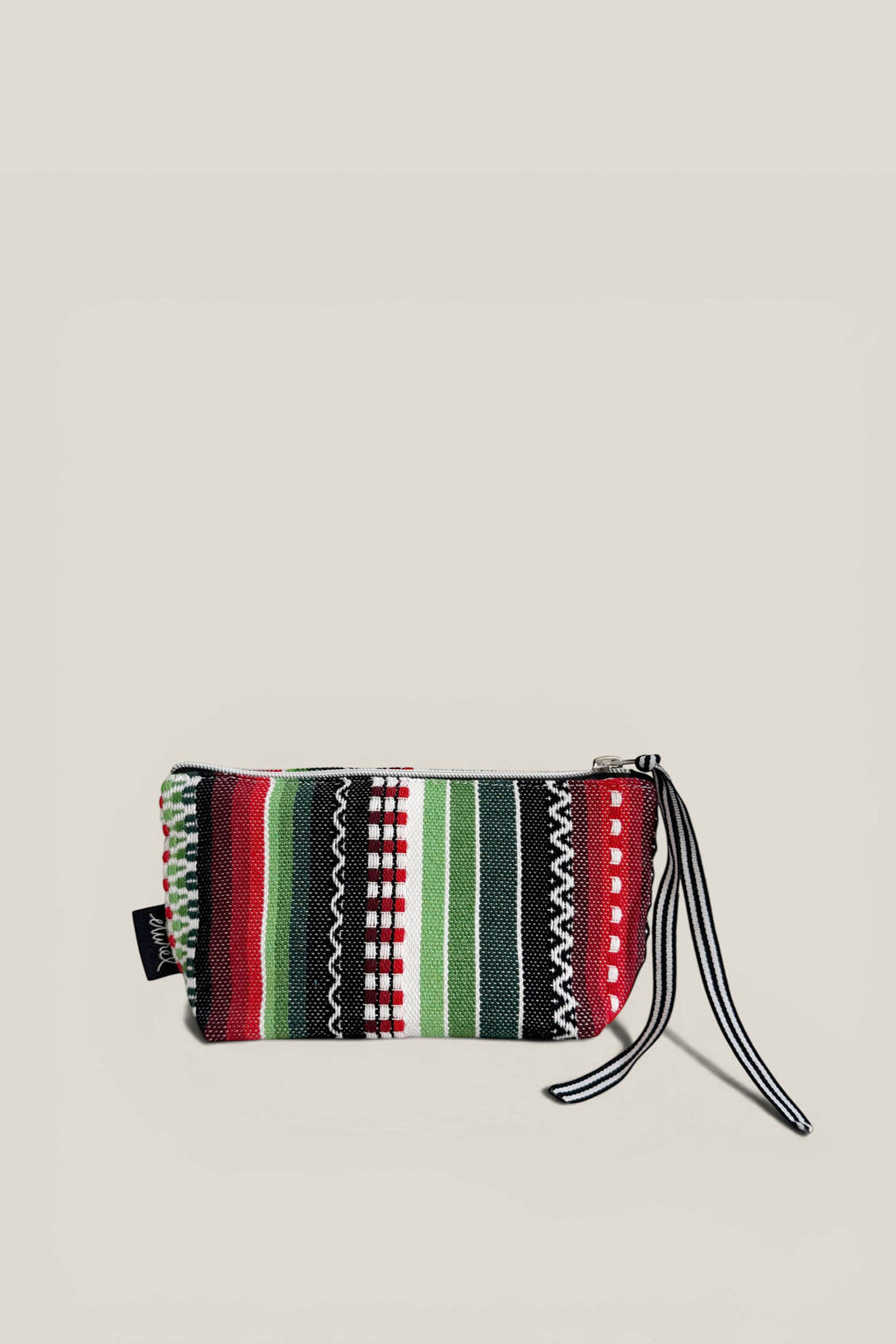Neceser/estuche tejido manchego verde