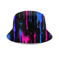 Neon Cascade Bucket Hat