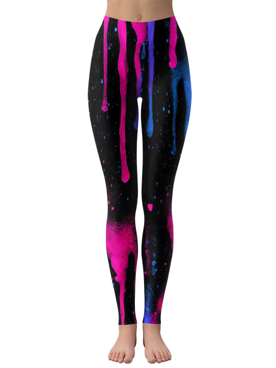 Neon Cascade Leggings