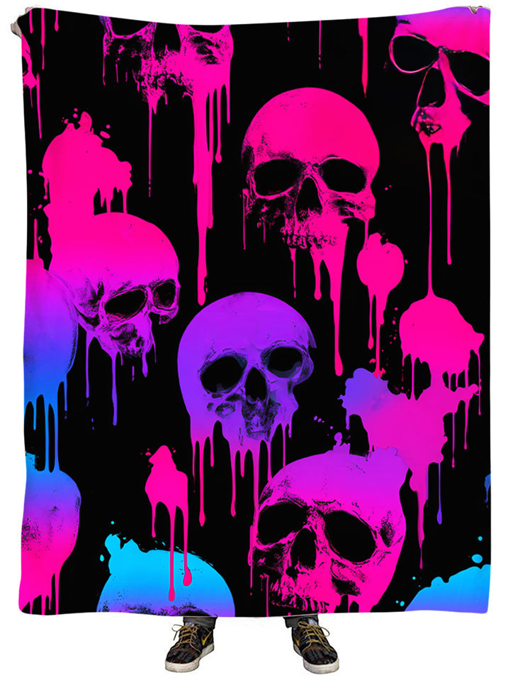 Neon Decay Plush Blanket