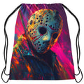 Neon Nightmare Drawstring Bag