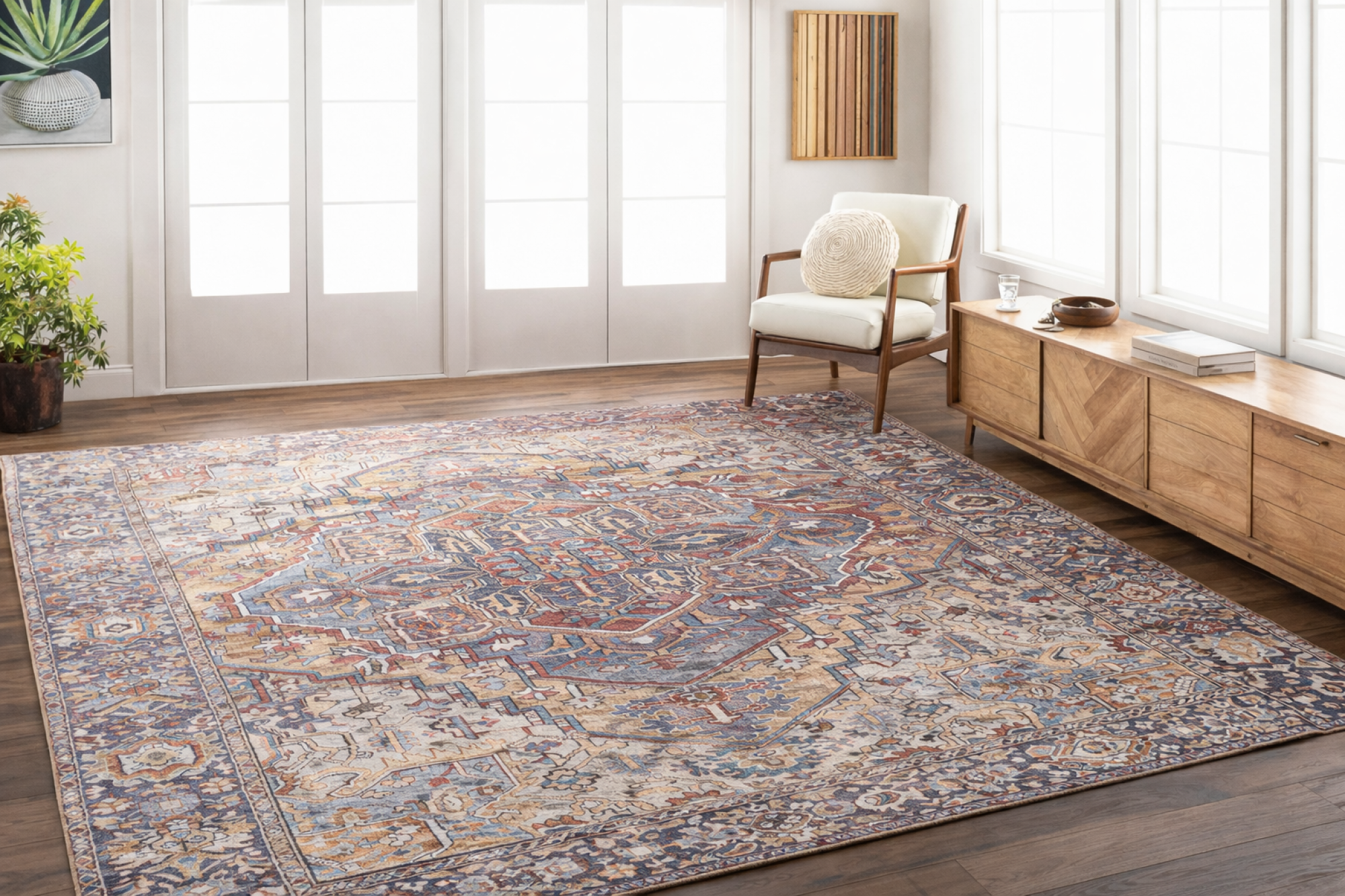Neyland Iris Area Rug 2358