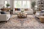 Neyland Iris Olive & Brown Area Rug 2360