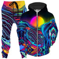 Dose of Sunset Zip-Up Hoodie and Joggers Combo
