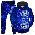 Lucid Owl Zip-Up Hoodie and Joggers Combo