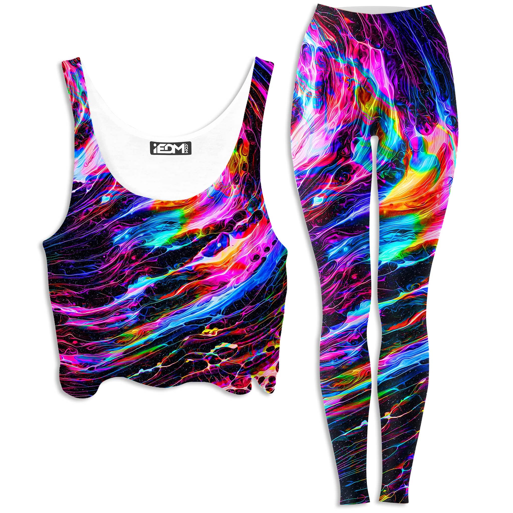 Hyperspace Crop Top and Leggings Combo