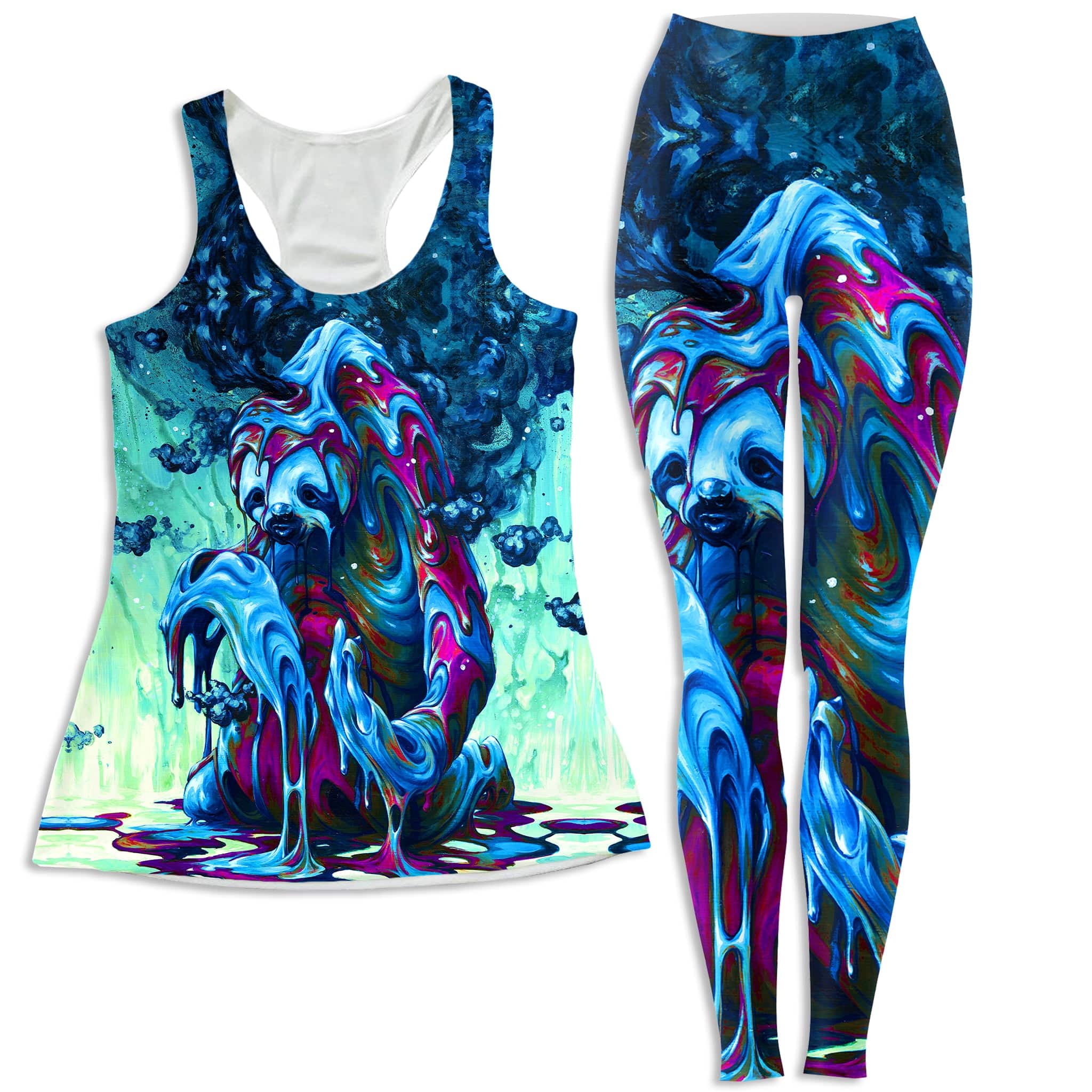 Toxic Sloth Women's Tank and Leggings Combo