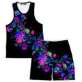 Darkest Bloom Tank and Shorts Combo
