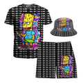 Tripping With Him T-Shirt and Shorts with Bucket Hat Combo