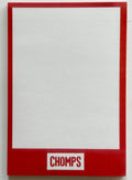 Chomps Retail Team Notepad Red Border