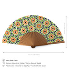 Multicolored silk fan Nur