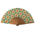 Multicolored silk fan Nur
