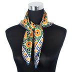 Multi Color Square Silk Scarf Nur